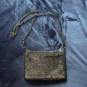 Sliver Sparkle Chain Crossbody Bag